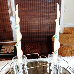 Beeswax design‎ HandDipoed Honey Taper Candles 12